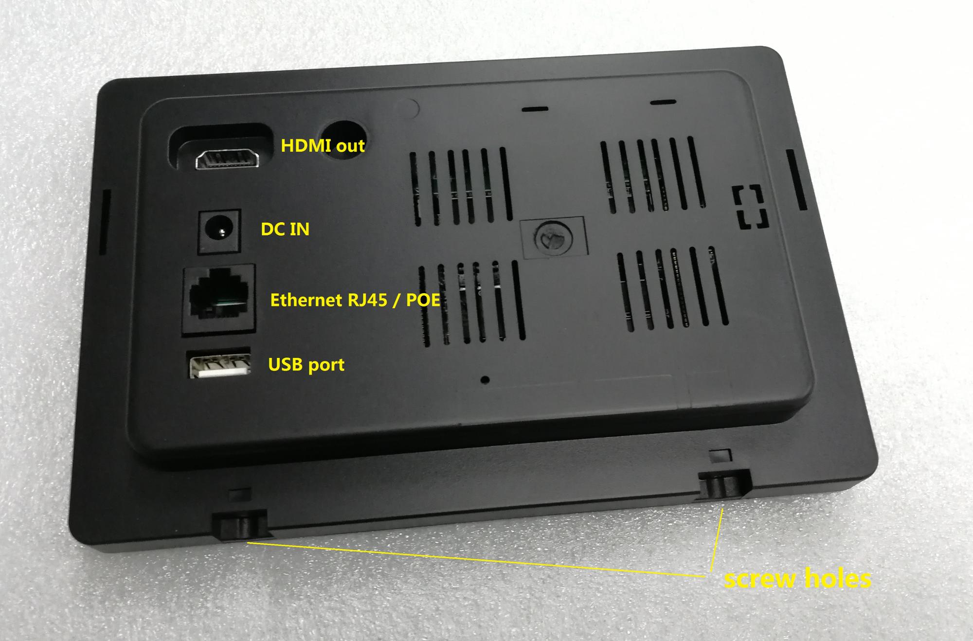 Customized LED lights 7 inch capacitive touch android tablet with NFC and Google service