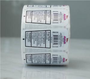 China Offset Printed Embossed Sticker Labels Roll Packing Debossed Nameplates Tags on sale