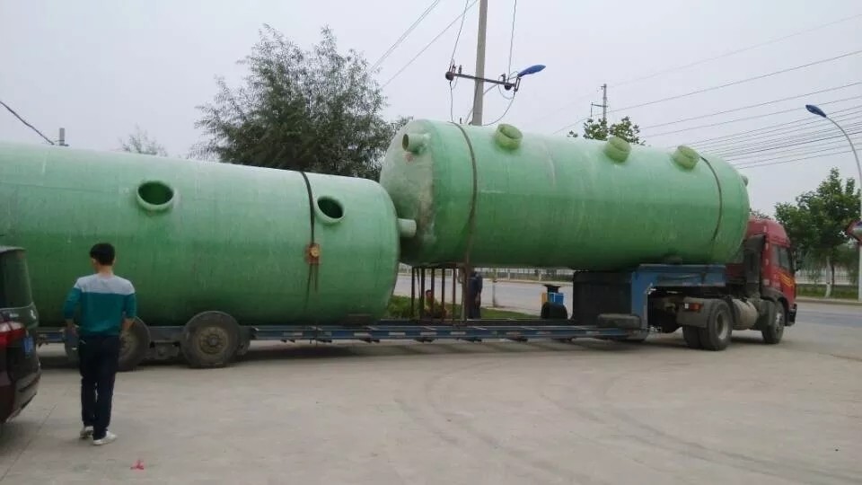 Chemical Mixing FRP Horizontal Tank Light Weight 1000mm*1690mm