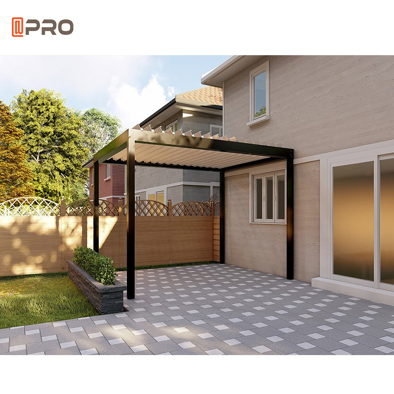 Garden Canopy Waterproof Bioclimatic Pergola Metal Aluminum Awning