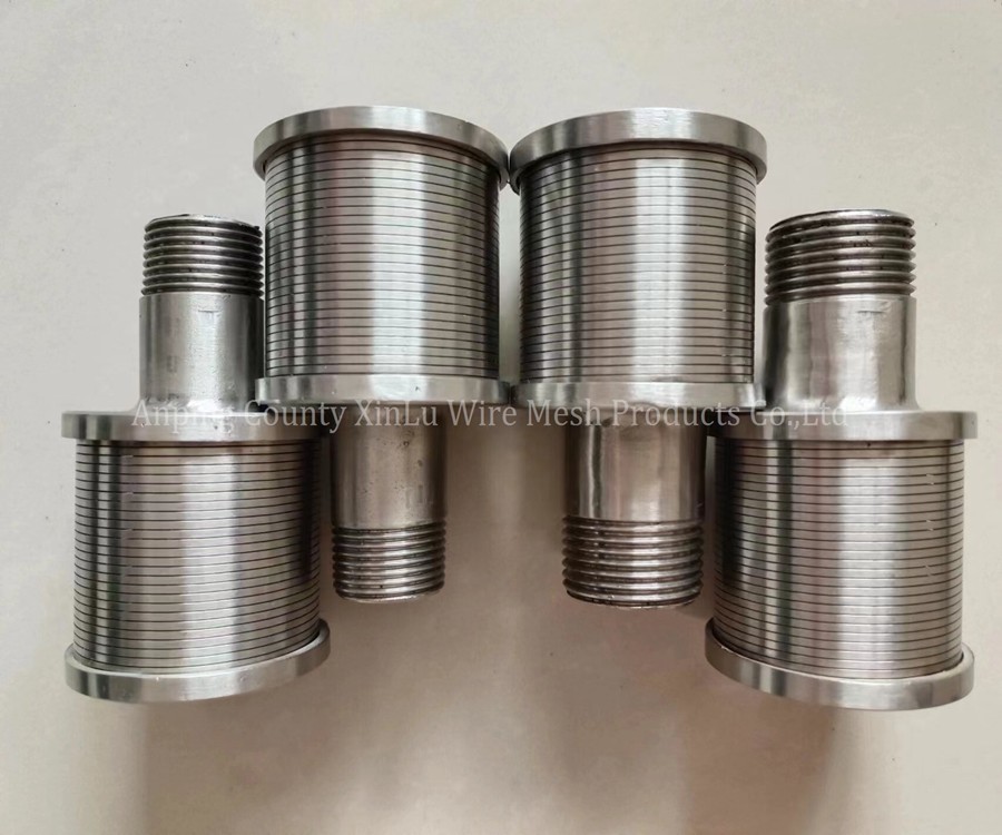 SS Wire Wrapped Water Strainer Filter Nozzles For Mineral Water Plant
