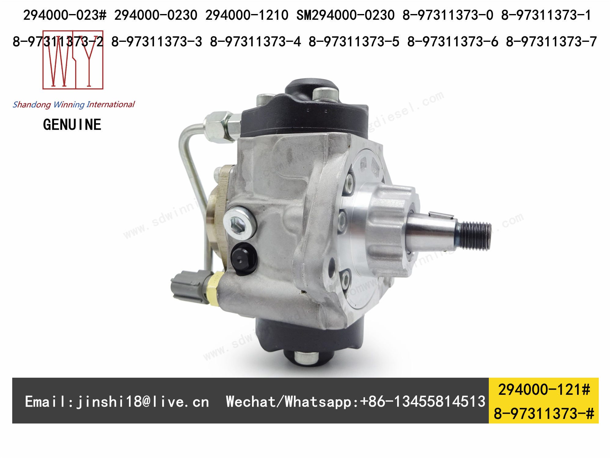 GENUINE AND NEW FUEL PUMP 294000-121# 294000-1210 294000-023# SM294000-0230 FOR 8-97311373-# 8-97311373-1 8-97311373-2