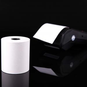 Quality China Supplier Excellent Quality Black Image 55GSM 2 1 4 X50 Thermal Paper Roll For Supermarket/ Bank/ POS/ ATM Machine for sale
