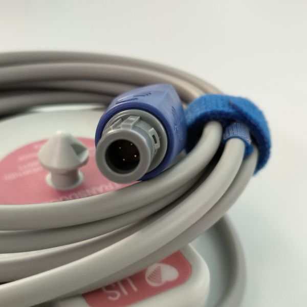 Tire Supervision US Transducer For F2/F3/F6 Fetal Heart Rate US Probe Dual Slot 4 Pin MS3-109301 (D)
