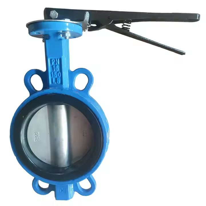 Quality Customizable Ductile Iron Disc Centerline Handle To Clamp Butterfly Valve for sale