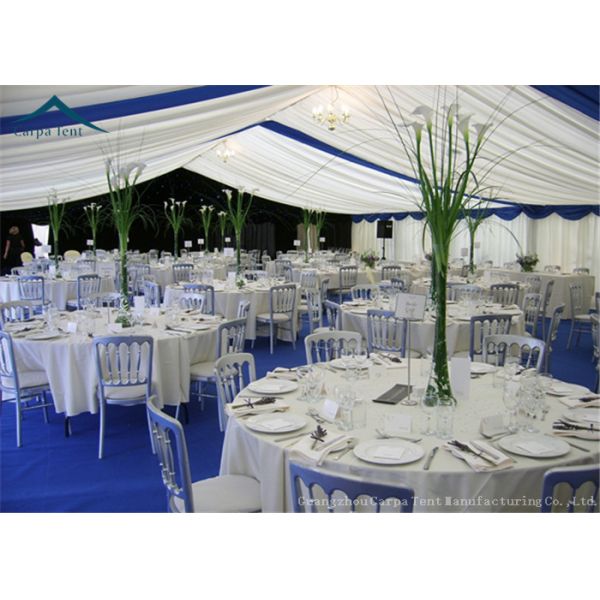 White European Style Tents With Beautiful Linings And Curtains