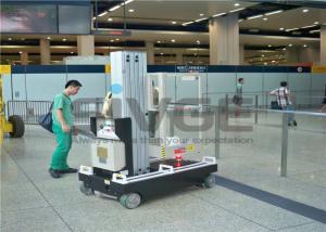 Quality Hydraulic Elevating Platform For Supermarket , Reliable Single Person Man Lift for sale