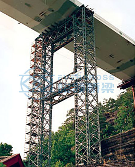 Customized Bailey Bridge Pier Steel Girder Railway Bridge