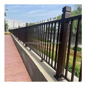 Quality Modern Garden Aluminum Fence with Vertical Tube Design and Hot Dipped Galvanized Finish for sale