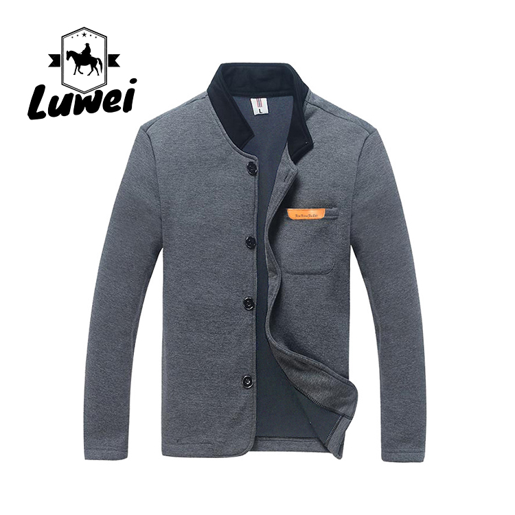 Utility Palto Abrigos De Hombre Men's Slim Edition Single Buckle Solid Color Long Sleeve Collar Jacket