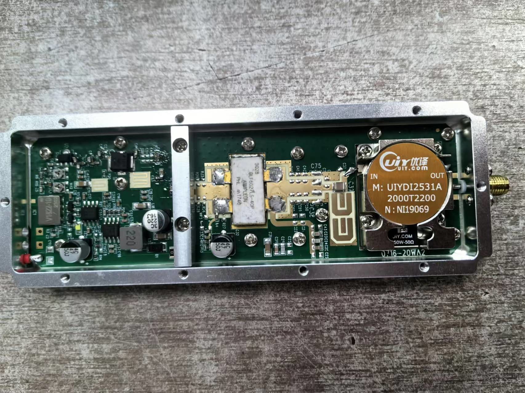 Effective 30-40W RF Signal Jammer Module with Circulator for Wireless Communication Interference