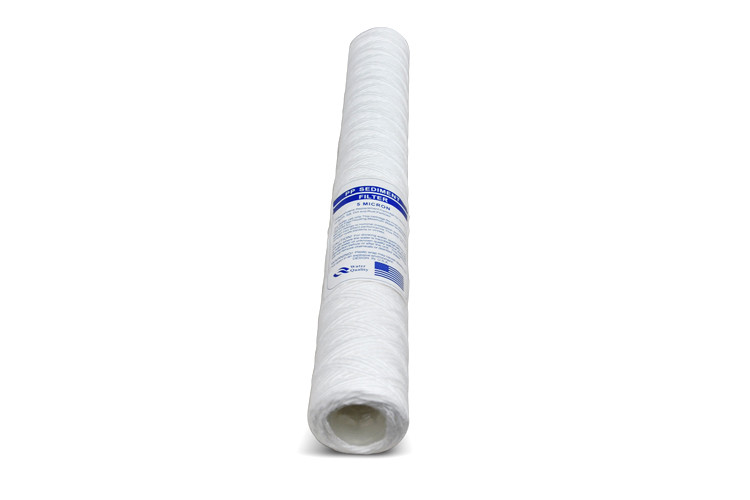 Yarn PP Sediment Water Filter Cartridges 1 / 5 Micron Filtering Accuracy
