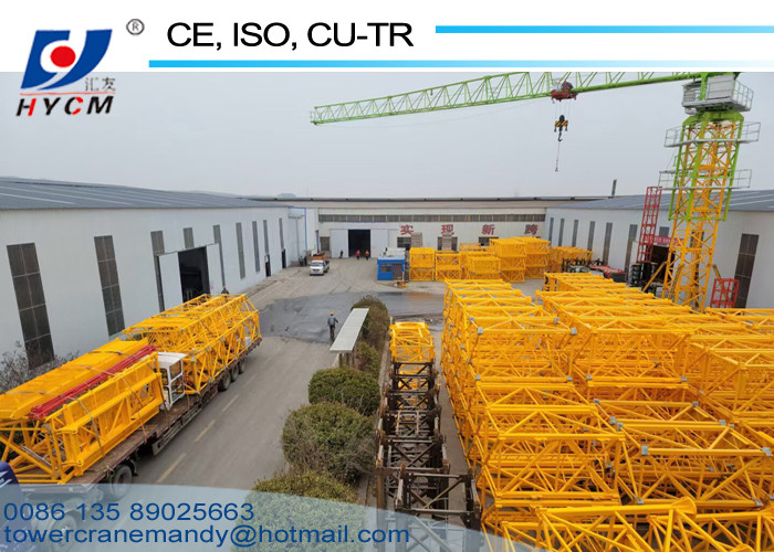 10t Building Luffing Tower Crane D5020 Model 50m Long Jib 2.0t End Load 2*2*3m Mast