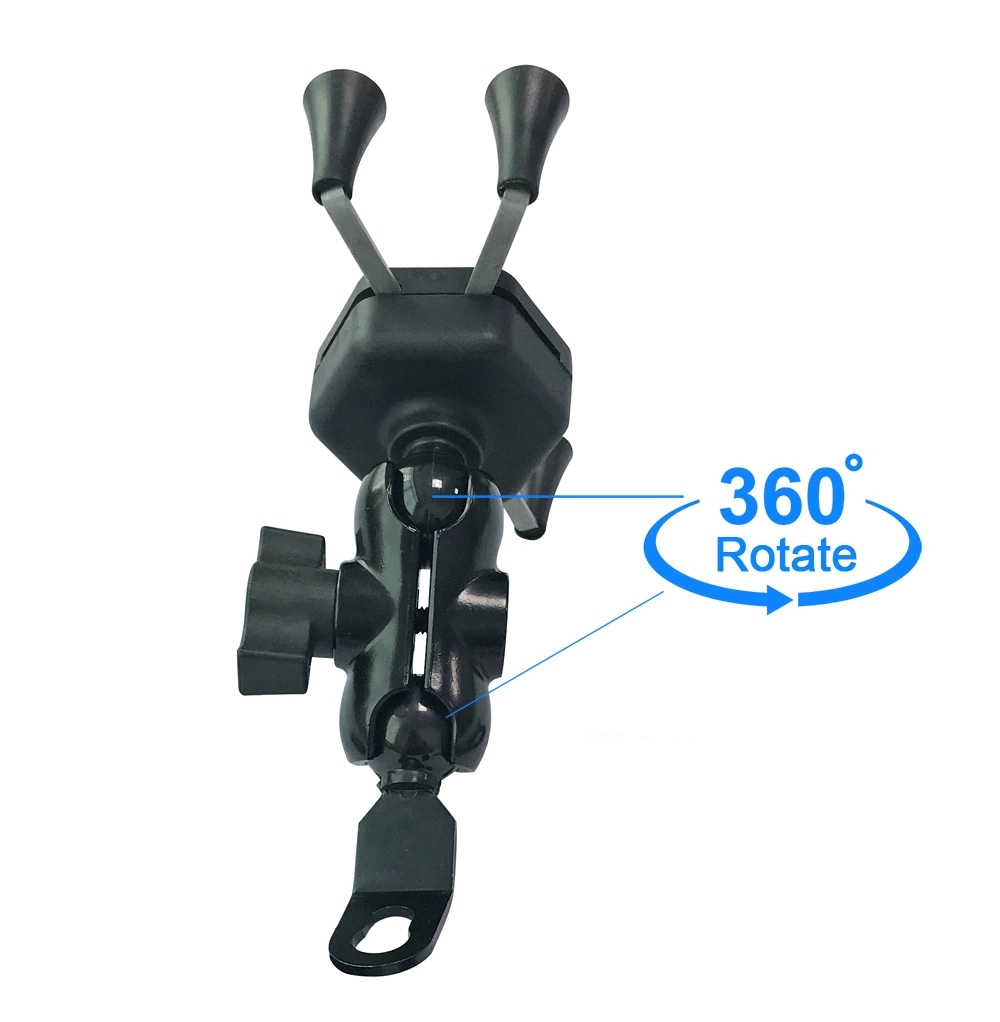 Waterproof 3-6.5inch X Claw Motorcycle Phone Mount For Cycling