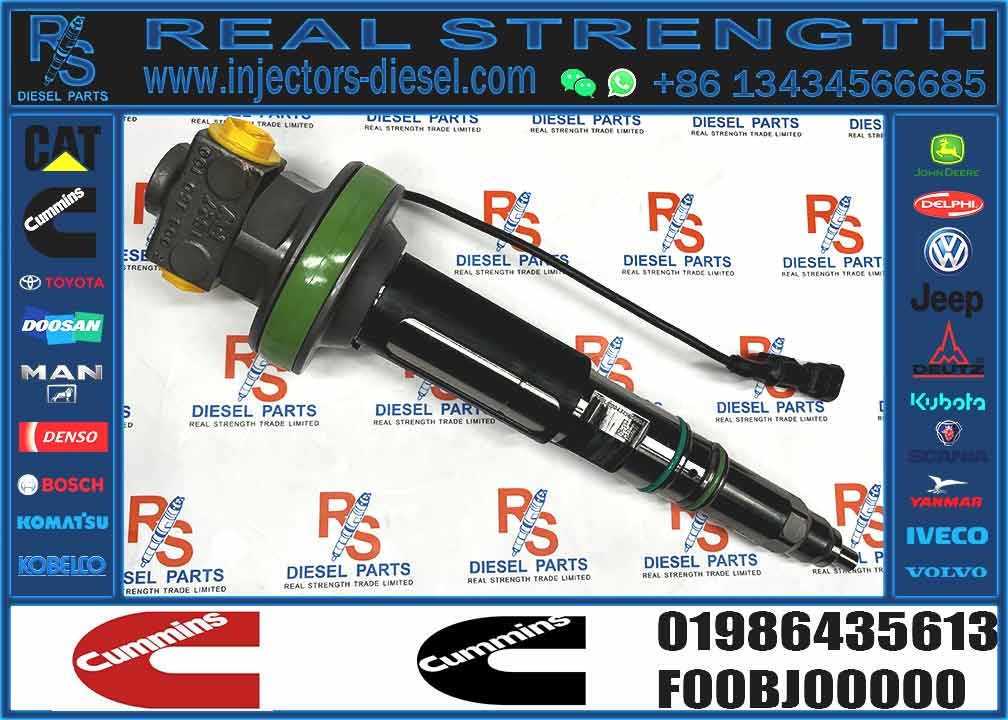 Auto Parts Common Rail Diesel Fuel Injector 1000019903 For Cummins QSK19 QSK38 QSK60 0986435912 Y431K05419 01986435613