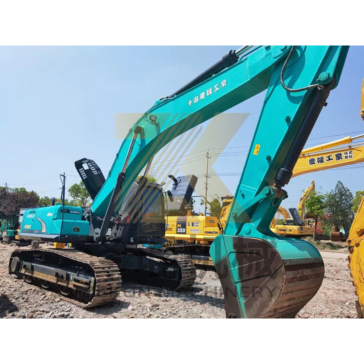 Good Condition Used SK350 Excavator 0-2000 Working Hours Other Hydraulic Cylinder