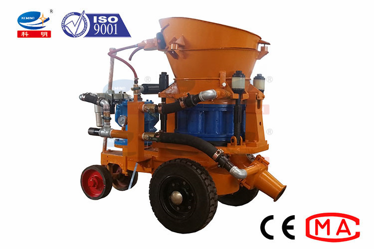 Air Motor Dry Mix Shotcrete Machine Pneumatic Concrete Spraying Machine