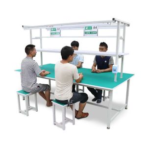 Quality Custom Anti-static Workbench 120x60x160cm Steel Factory Table for sale