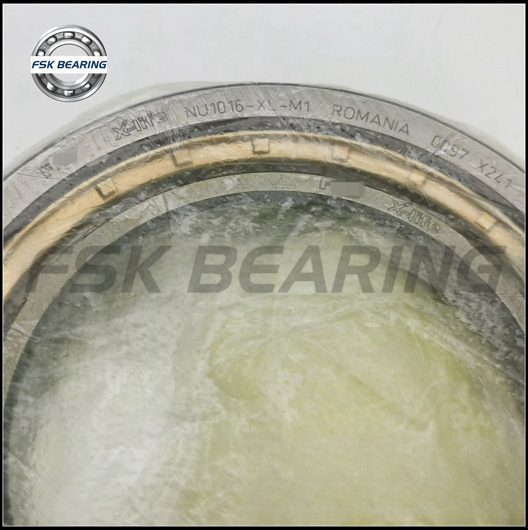 Withou Seal NU1016-XL-M1 Single Row Cylindrical Roller Bearing 80*125*22mm Metric Size