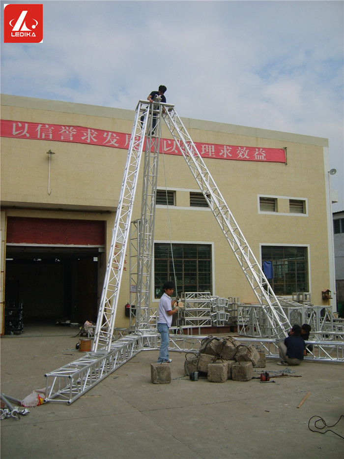 Aluminum Line Array Sound System Stand Speaker Hanging Truss With Custom Logo