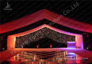 Quality Luxury Marquees For Weddings Decorated with Noble and Gorgeous Linings and Lightings for sale