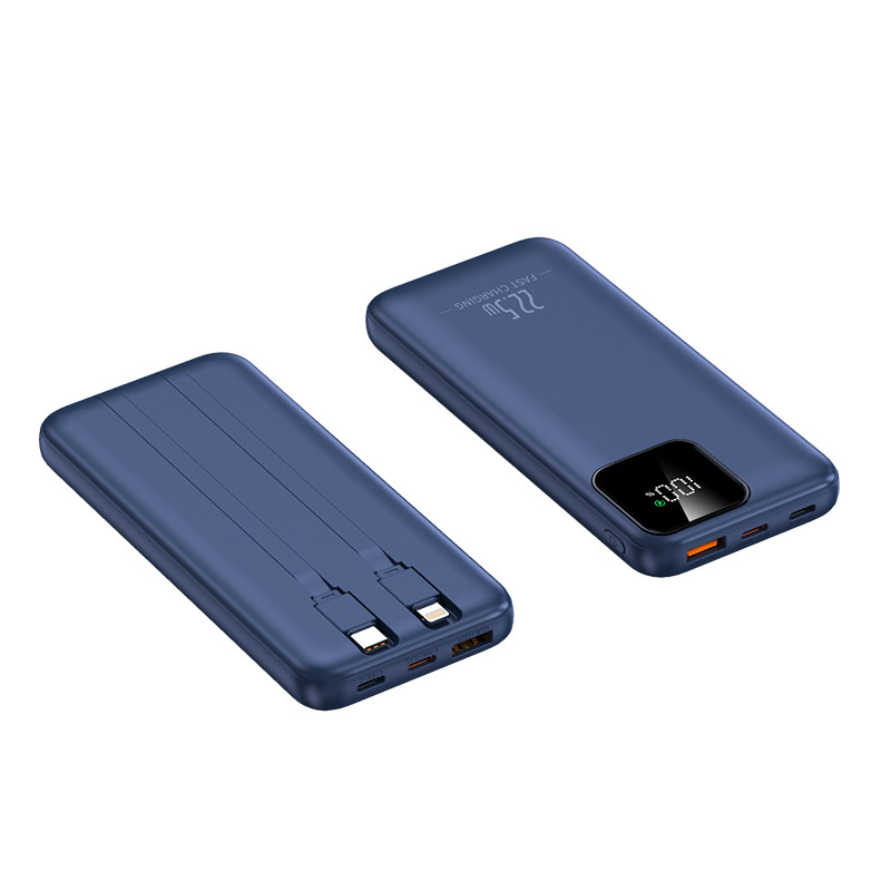 20000mAh Power Bank With Dual-Wire Super Fast Charge Unleash Rapid Charging For All Your Devices Customized OEM Support
