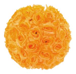 Quality BLOWOUT 12 Orange Rose Flower Ball Lantern for sale