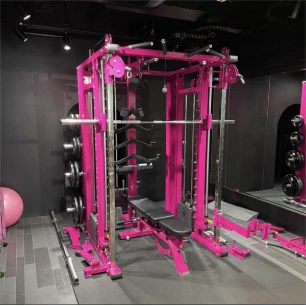 Commercial All-In-One Smith Machine Comprehensive Multi-Functional Strength Trainer for Home Gym Rack Functional Rack Training