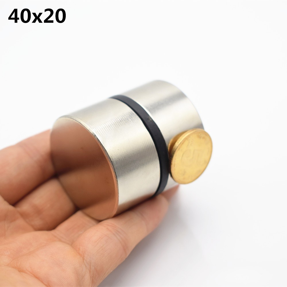 Super Strong Force Moto Magnet 40x20mm Neodymium Disc Magnet with ±1mm Tolerance