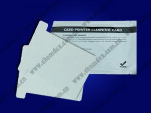 China Zebra card printer TPCC-TS-Z156 cleaning kit/Zebra T-short cleaning card/zebra feeder short cleaning card on sale
