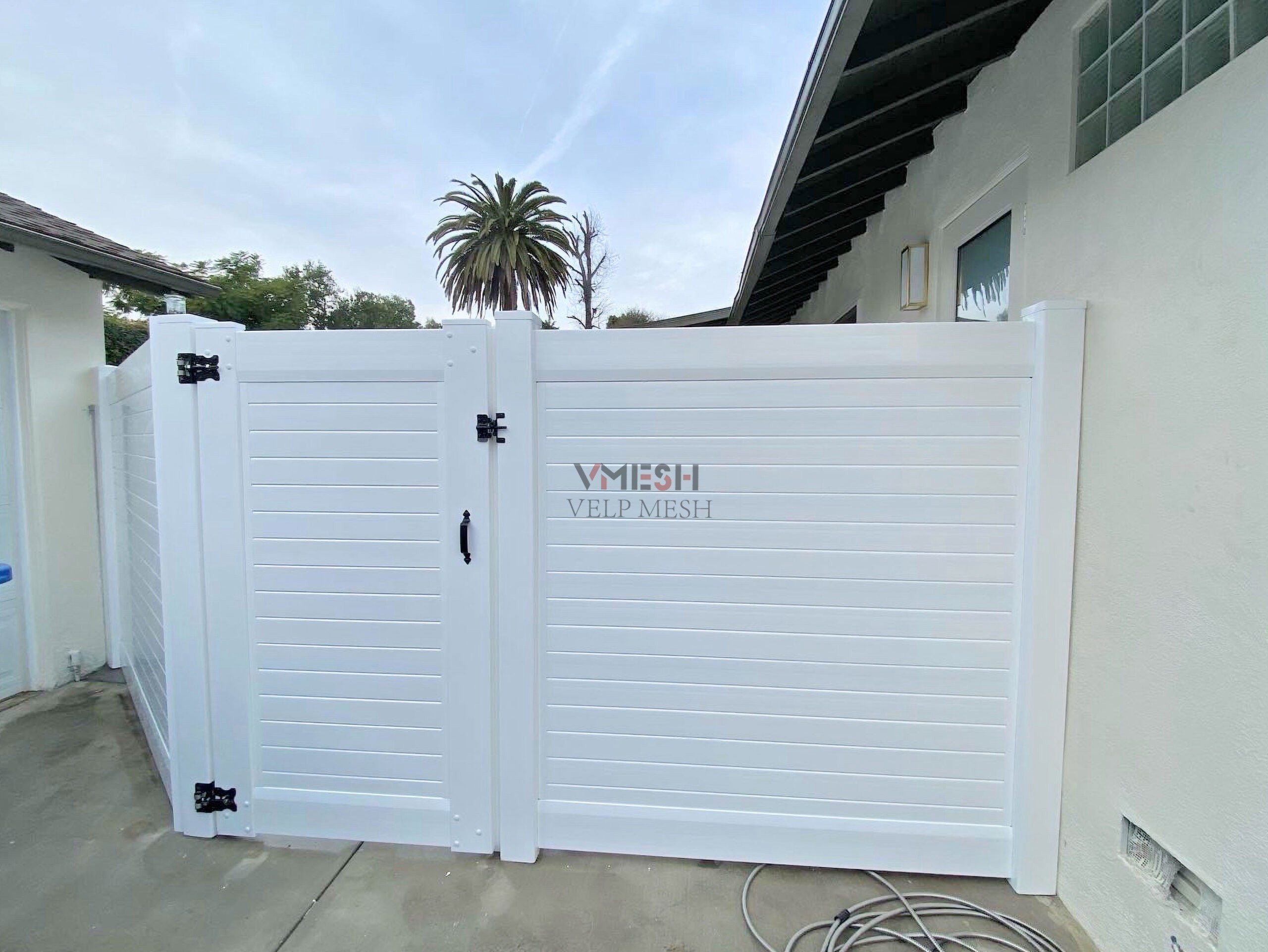 Uv Proof 6x8 Ft Pvc Privacy Fence Panels White Color Durable