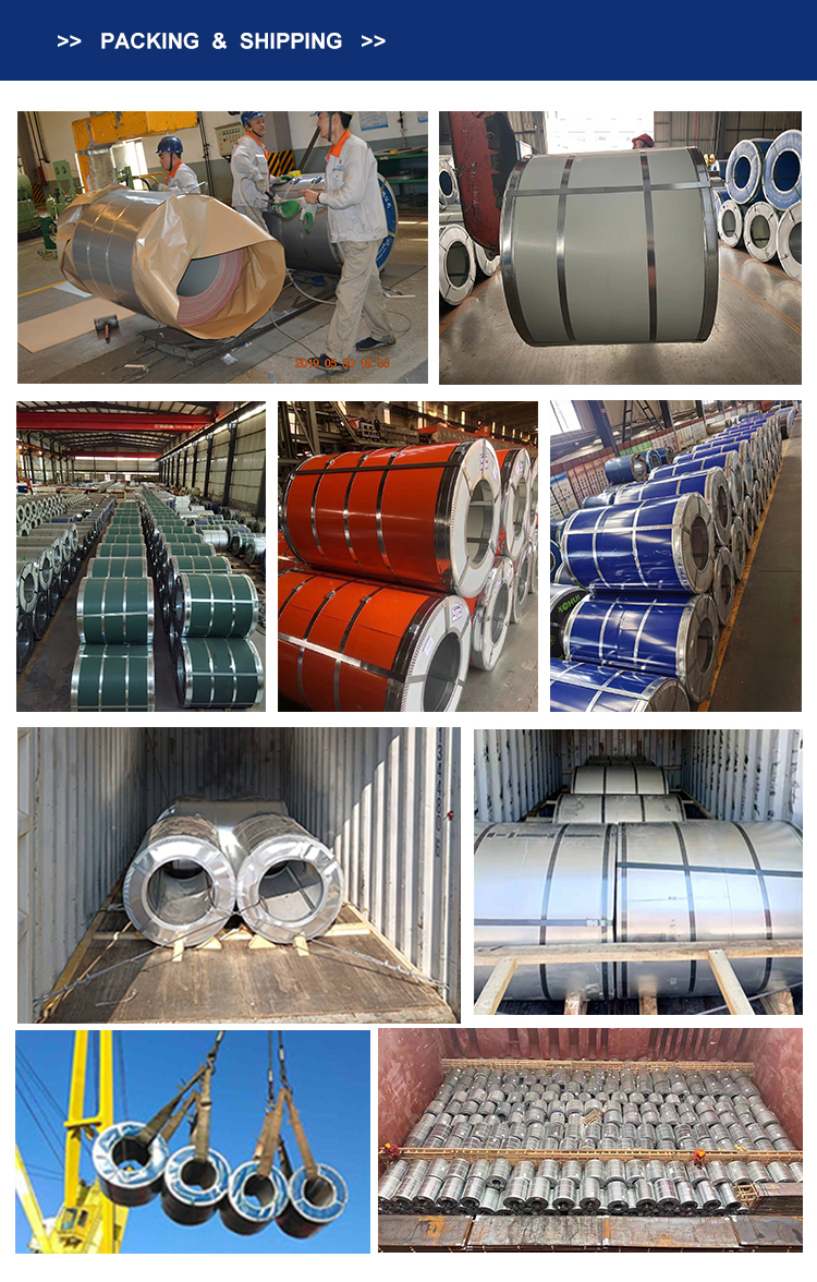 Natural Color DX51D Z120 Color Coated Steel Coil Profiled Tile Suppliers and Manufacturers with Thickness 0.12-3mm