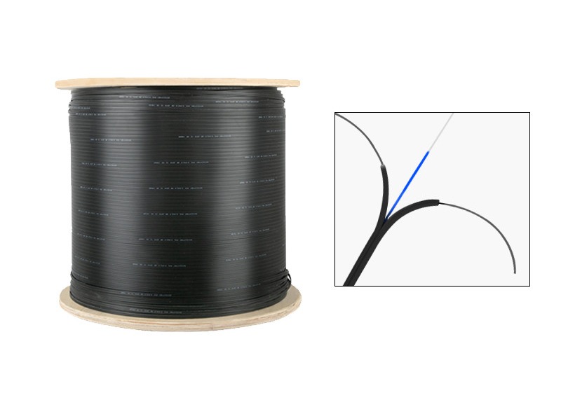 LSZH/PVC Fiber Optic Patch Cord Cable 1/2/3km Plywood Drum Ftth Drop Cable