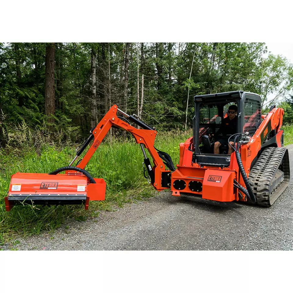 New Flail Mower Range With Q355B Steel Variable Cutting Widths 600mm To 2000mm ISO9001 Certified