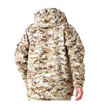 Adults Tactical Jackets Men Windproof Camouflage Stand Collar Polyester Fiber