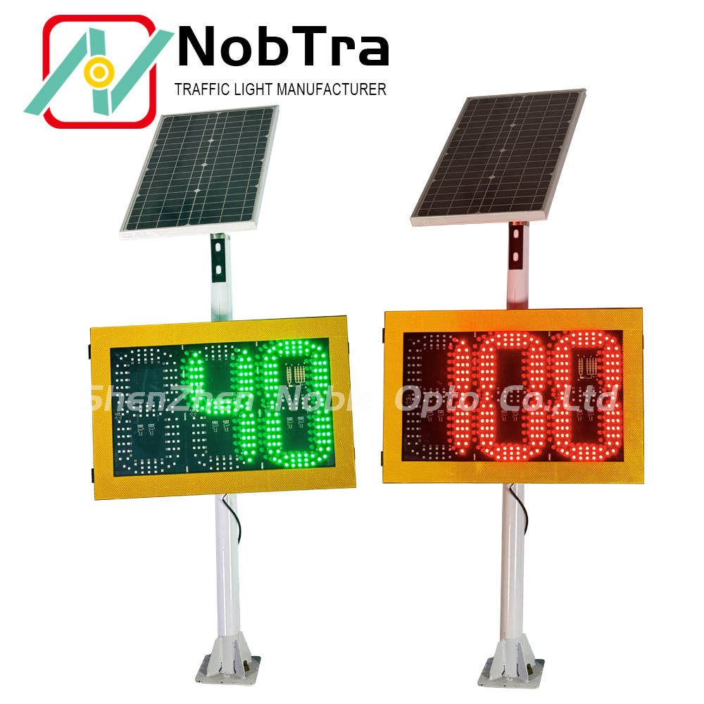 Three Digit IP54 Waterproof Traffic Sign with 200 Meters Radar Detection