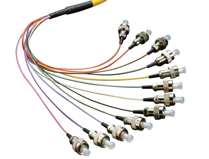0.9mm SC / APC 24 Core Optic Patch Cords Fiber Pigtail With 4.0mm Boot