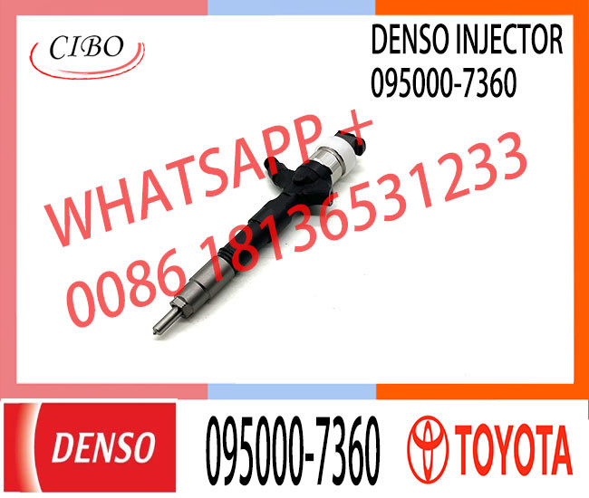 Den-so Neutral Common Rail Fuel Injector 095000-6870 095000-7360 For TOYO-TA 1KD-FTV 236770-39155
