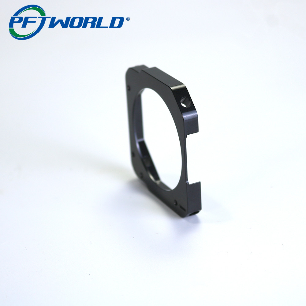 7075 Aluminium Machined Parts Custom Milling Service Black Anodizing