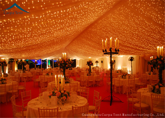 PVC Fabric Outdoor Party Canopy Tent Garden Wedding Tent Roof Linings