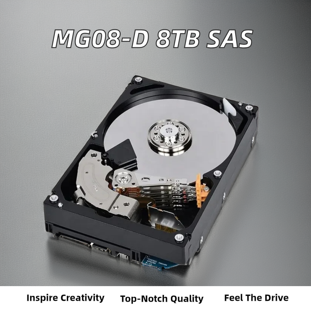 8TB MG08-D MG08SDA800E Hard Drive 3.5 Internal SAS For Server With 12Gb/s Interface Speed And 8TB Hard Disk Capacity