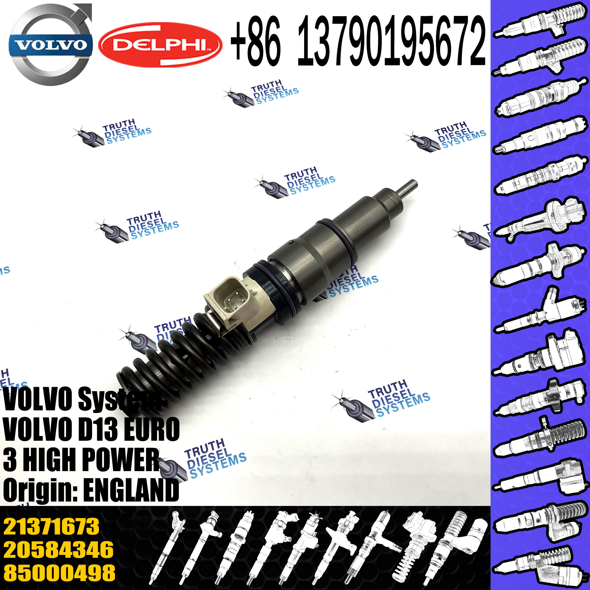 21371672 VOL Diesel Fuel Injector BEBE4D24001 21340611 21371672 3801618 21371673 21860395 21244717