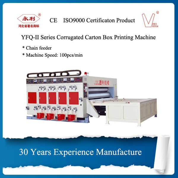 Flexo Ink Corrugated Carton Box Machine With High Working Efficiency