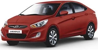 Auto Sculpt Rear Trunk Spoilers for Hyundai Accent 2010 2015 Verna , OE Style with Light