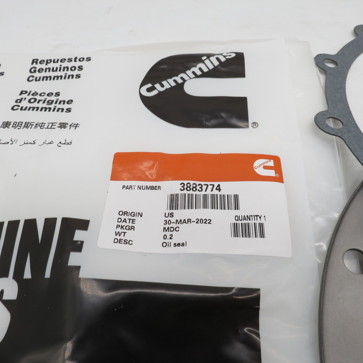 6CT Water Mixer Truck Crank Shaft Rear Oil Seal 3883774