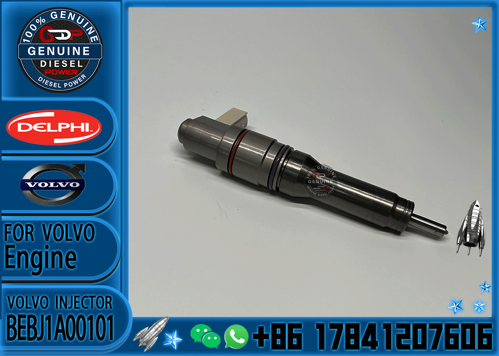 Hot Selling New Common Rail Injector BEBJ1A00001 BEBJ1A00101 BEBJ1A00201 BEBJ1A05001 for DAF CF85/XF105 12.9 d