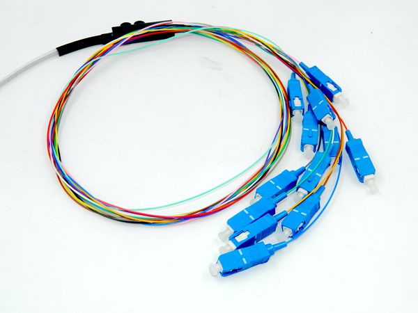 1310nm 1510nm SC UPC 12 Fiber 900um Optic Fiber Pigtail