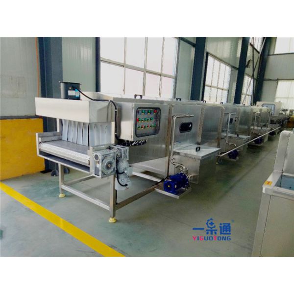 Continupusly Spraying Type Fruit Juice Pasteurizer Wiith Cooling Tunnel