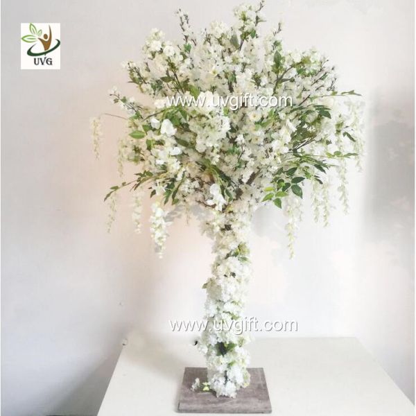 UVG 4ft Tall Wedding Centerpieces for Tables Wisteria and Cherry Blossom Artificial