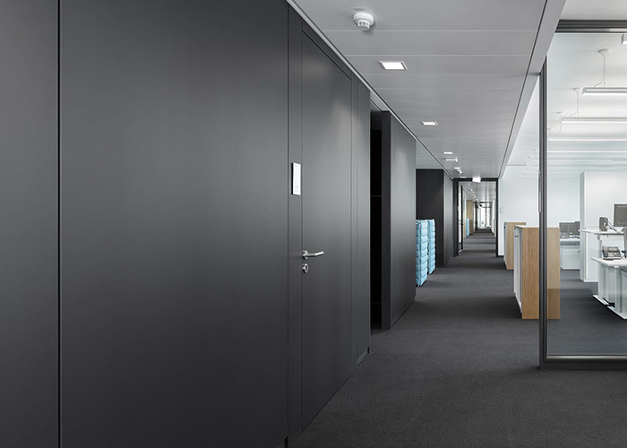 Office Hotel Partition Wall Indoor Glass Solid Shutters Dimming Glass Support Customization Many Selections